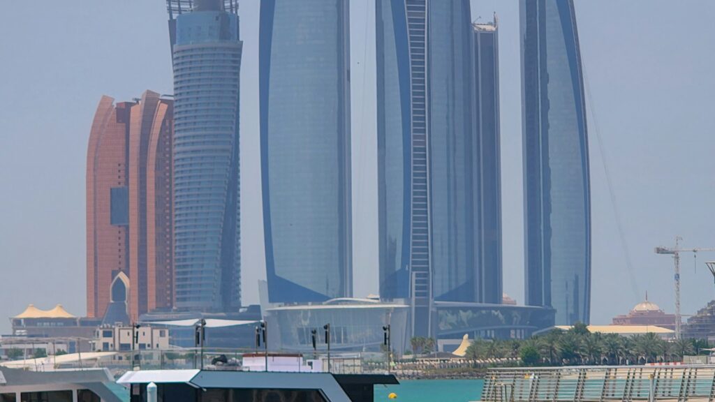 Etihad Towers and the Abu Dhabi waterfront