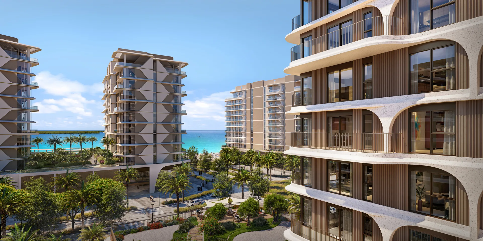 The Beach House Fahid towers with sea views