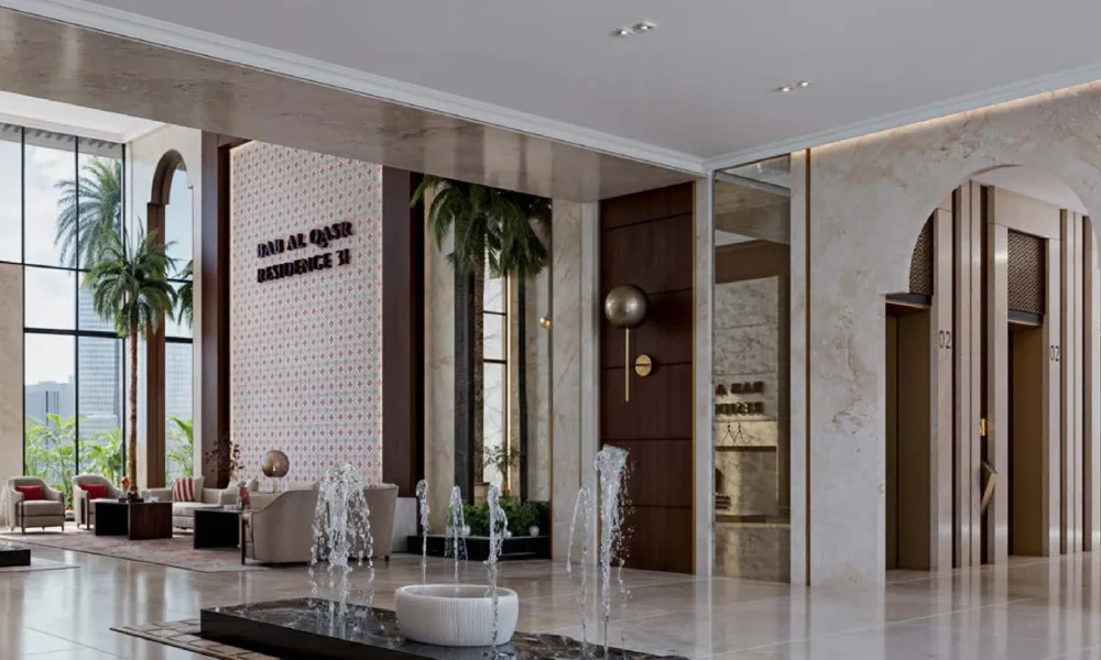 Entrance lobby at Bab Al Qasr Residence 31
