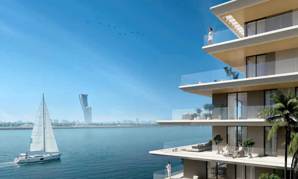 Bashayer balcony with sea view