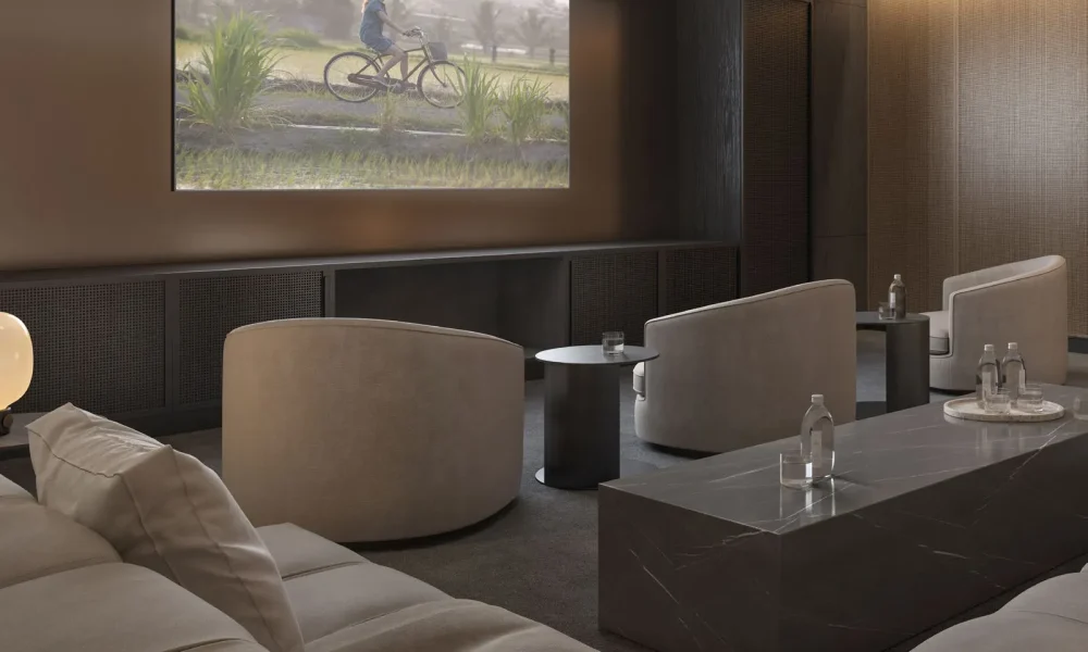 Private residents cinema at Sunstone