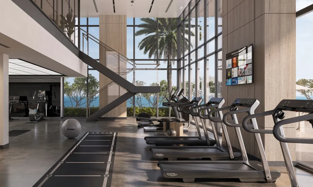 Residents gym at Sunstone, Makers District