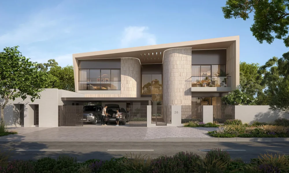 Contemporary Talay villa architecture, Saadiyat Island