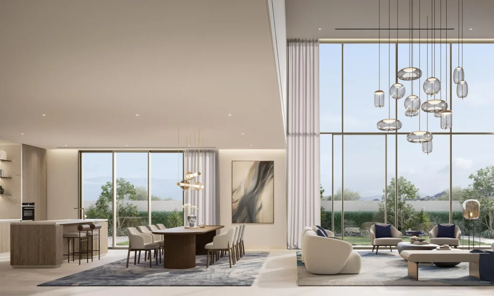 Talay villa living and dining interior