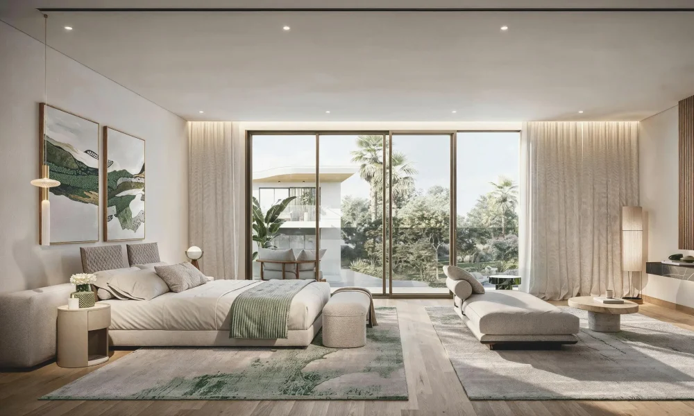 Talay villa master bedroom interior
