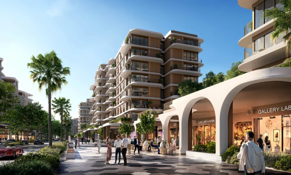 Coral Drive retail boulevard next to The Beach House Fahid