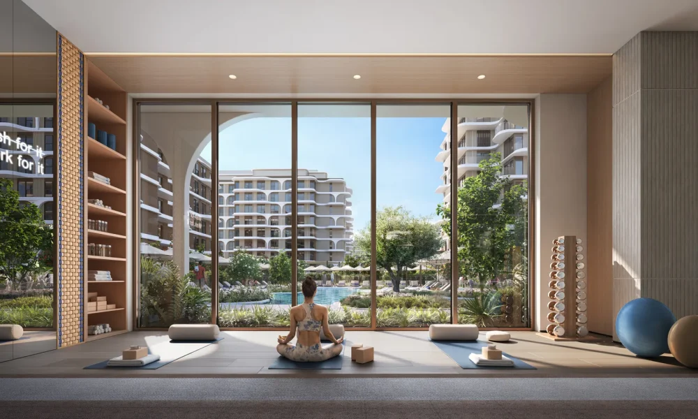 Fitness studio at The Beach House Fahid