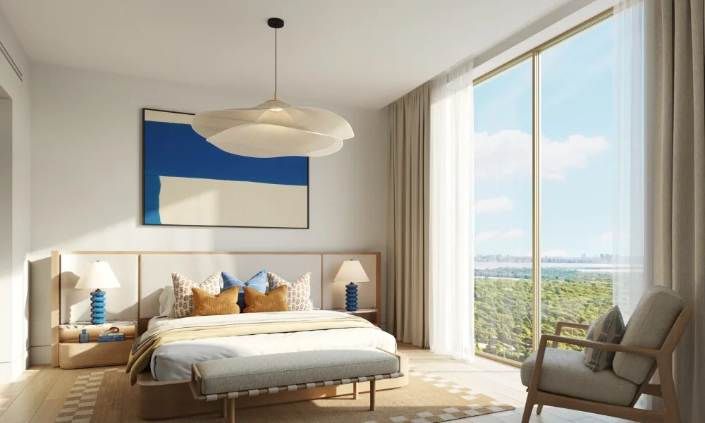 Master bedroom at The Beach House Fahid