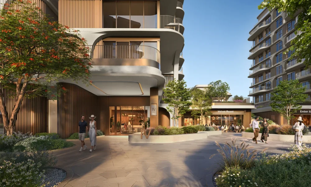 Podium garden at The Beach House Fahid